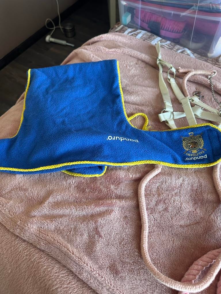 Hobbyhorse accessoires, oa dekje ,oornet,halster,dekje, Dieren en Toebehoren, Paarden en Pony's | Overige Paardenspullen, Ophalen of Verzenden