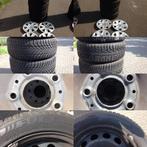 BMW 5x120 16 inch stalen velgen met wieldoppen, Ophalen, Gebruikt