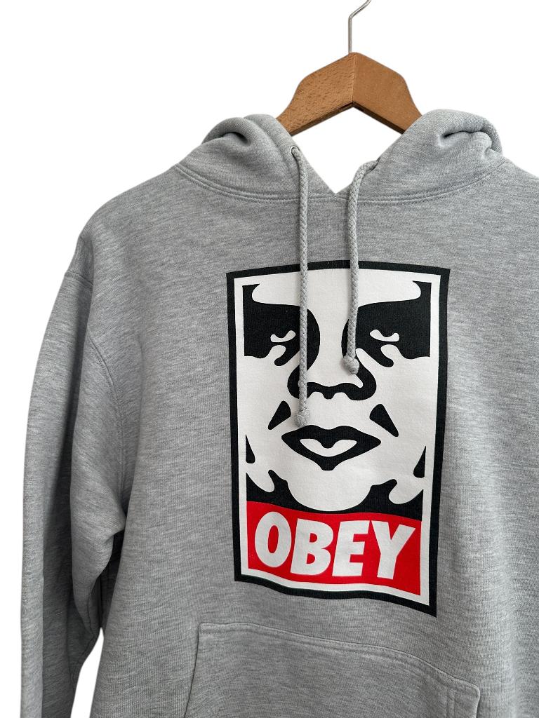 Obey trui S, Nieuw, Ophalen of Verzenden, Grijs