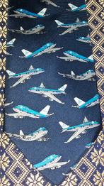 KLM Boeing 747-400 vliegtuig stropdas zijde uniek exemplaar, Kleding | Heren, Ophalen of Verzenden, Nieuw