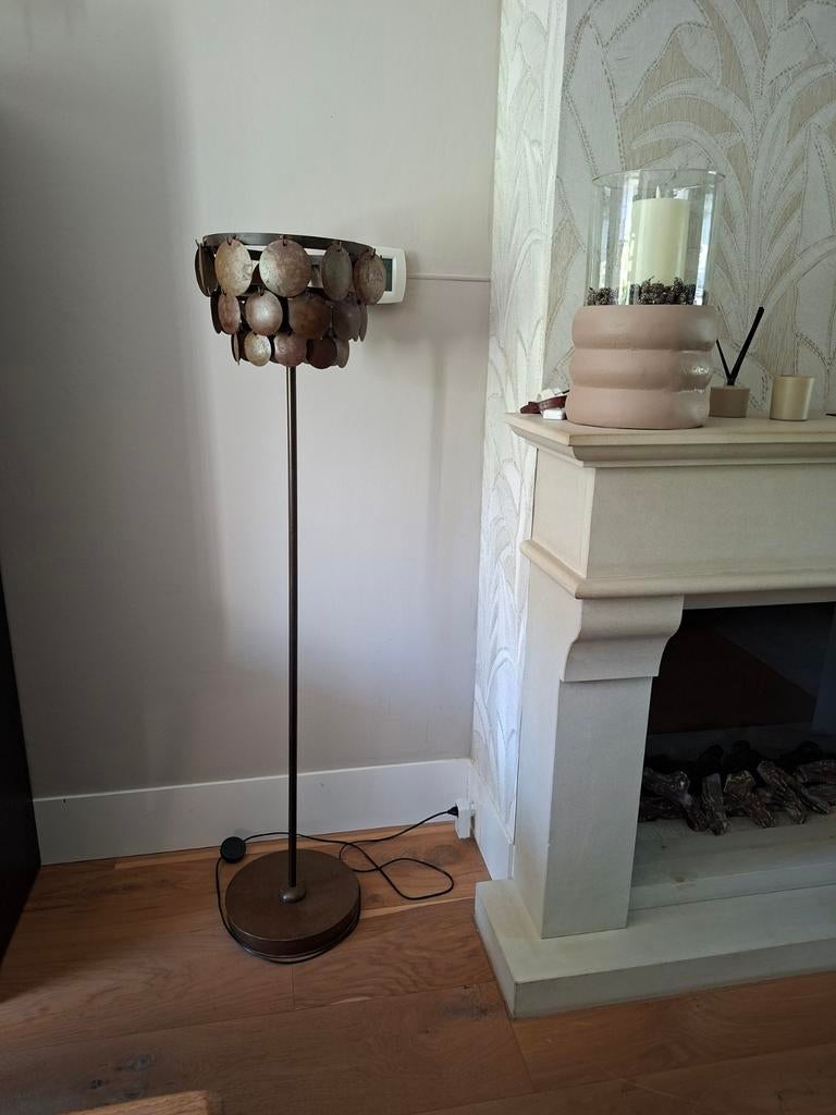 Gereserveerd Hoffz staande schemerlamp Model Mura 160cm, Gebruikt, Overige materialen, Ophalen of Verzenden, 150 tot 200 cm