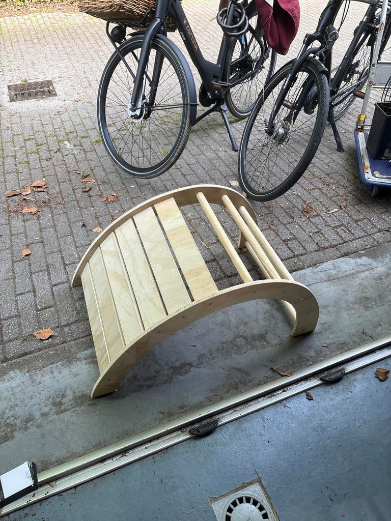 Houten Speelboog voor Kinderen - Montessori Klimrek, Ophalen of Verzenden, Zo goed als nieuw, Jongen of Meisje