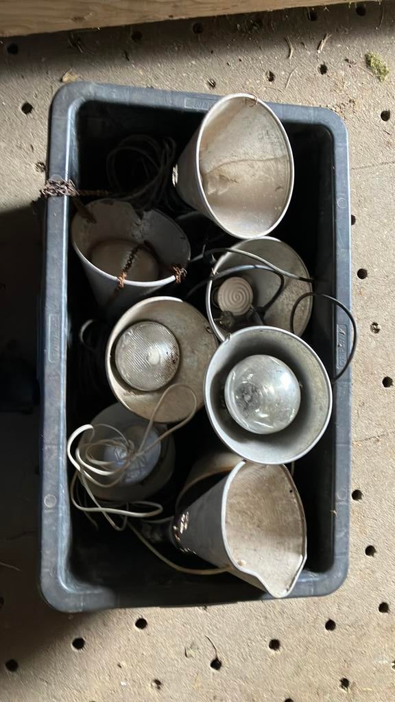 Warmtelampen, Dieren en Toebehoren, Pluimvee | Toebehoren, Ophalen of Verzenden, Gebruikt