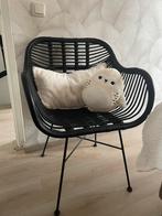 Rotan stoel, Ophalen, Twee, Zwart, Riet of Rotan