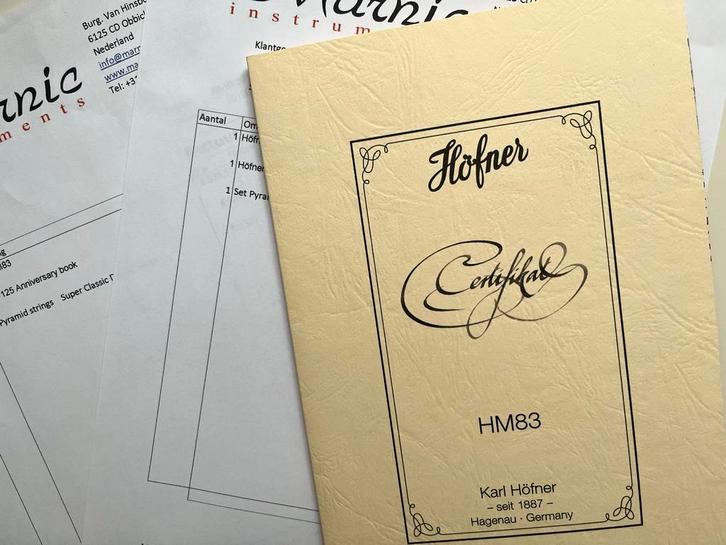 Höfner HM83 Klassieke Gitaar 4/4 - Nieuwstaat, Muziek en Instrumenten, Snaarinstrumenten | Gitaren | Akoestisch, Zo goed als nieuw