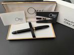Omas Ogiva Extra cotton black resin vulpen semi flex nib, Ophalen, Zo goed als nieuw, Vulpen, Overige merken