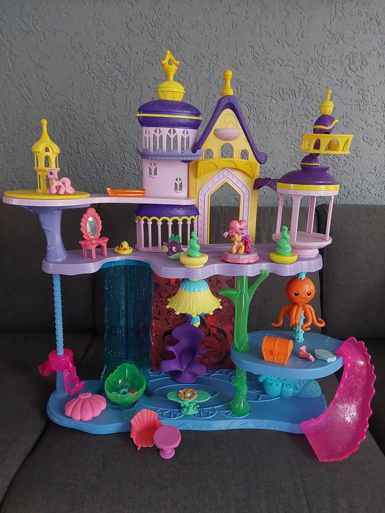 My little pony the movie kasteel Canterlot en Seaquestria, Ophalen of Verzenden, Zo goed als nieuw