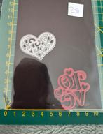 sm 251  Snijmal Hart en Letters, Ophalen, Zo goed als nieuw, Frame of Mal, Overige merken