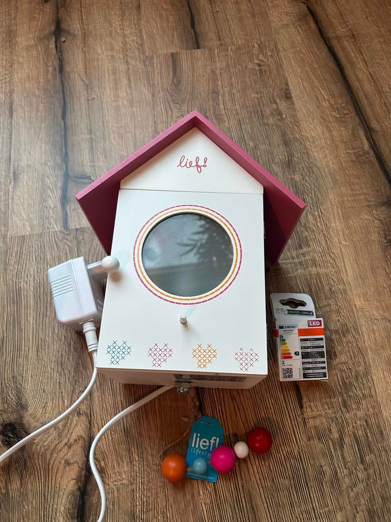 Lief! Kinderlampje muurlamp met LED - Nieuw in doos, Ophalen of Verzenden, Nieuw, Lamp