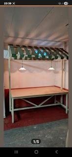 Marktkraam / Beurzenkraam met verlichting, Ophalen