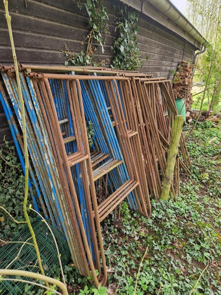 Partij klapschragen / steigerschragen, diverse maten, Ophalen, Gebruikt, Overige typen, Minder dan 2 meter