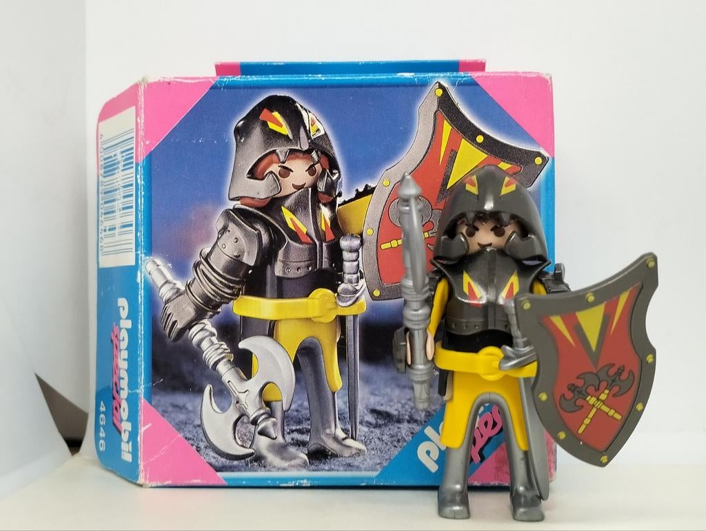 PLAYMOBIL RIDDER MET BIJL, Ophalen of Verzenden, Zo goed als nieuw