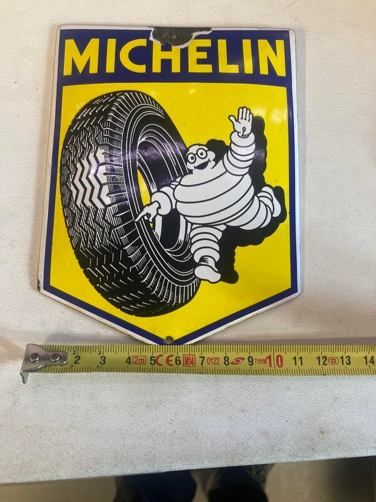 Michelin emaille, Antiek en Kunst, Ophalen of Verzenden