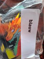 Cryptozegels grijs, groen, blauw en geel, Verzenden