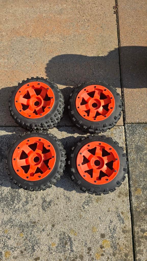 Offroad wielen traxxas funco, Hobby en Vrije tijd, Ophalen of Verzenden, Overige schalen, Auto offroad