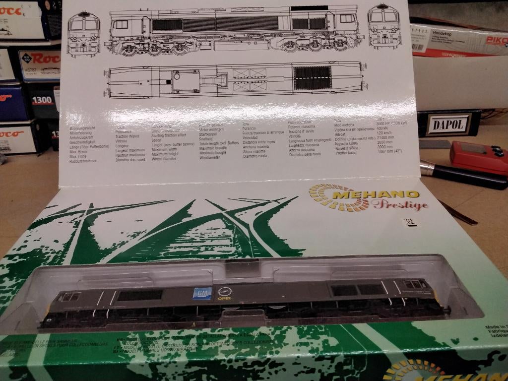 Mehano dieselloc Opel digitaal  nieuwstaat, Overige merken, Ophalen of Verzenden, Zo goed als nieuw, Gelijkstroom