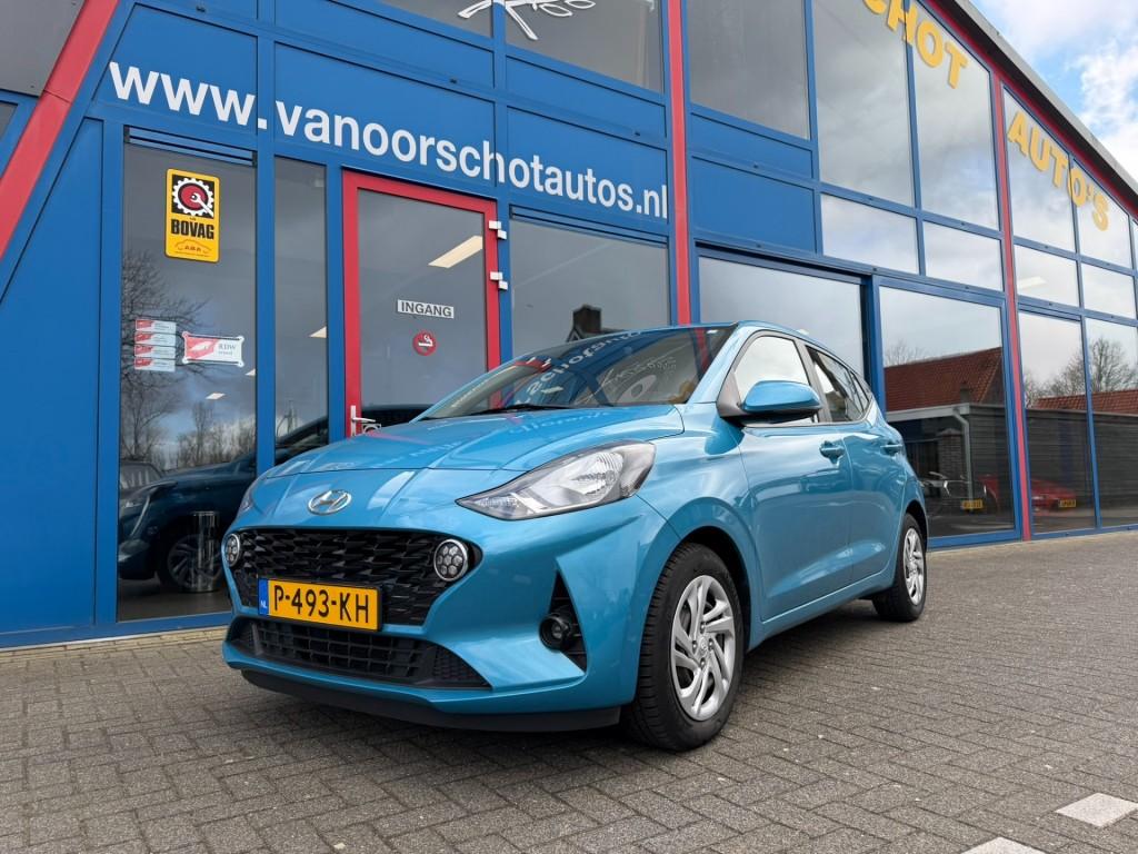 Hyundai I10 1.0 Comfort Carplay Navi Led Airco, Voorwielaandrijving, Gebruikt, 899 kg, Met garantie (alle)