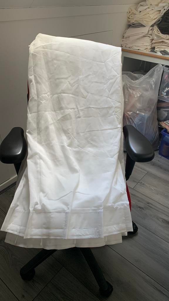 Vitrage nieuw €35, Ophalen of Verzenden, Zo goed als nieuw, 200 cm of meer