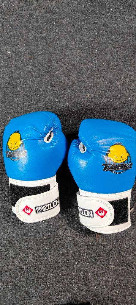 Kinder bokshandschoenen, Sport en Fitness, Vechtsporten en Zelfverdediging, Maat XS of kleiner, Ophalen, Zo goed als nieuw, Overige