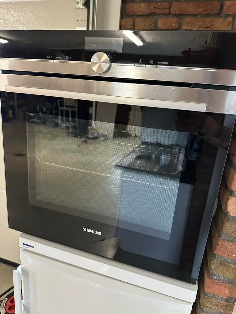 Inbouwoven met stoomfunctie  Siemens, Witgoed en Apparatuur, Ovens, Zo goed als nieuw, Inbouw, Oven, 45 tot 60 cm, Stoom, Ophalen