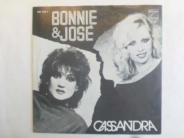 Bonnie & José. Cassandra. / Ik blijf wachten., Cd's en Dvd's, Gebruikt, 7 inch, Single, Ophalen of Verzenden