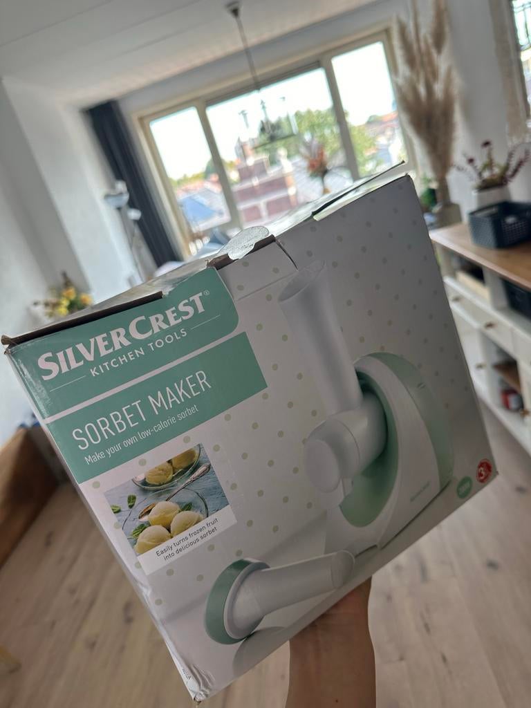 Silvercrest Sorbetmaker Ijsmachine - Zo goed als nieuw, Ophalen, Zo goed als nieuw