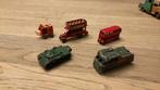 5 vintage Lesney Matchbox autos, Overige merken, Gebruikt, 1:50 of kleiner, Auto