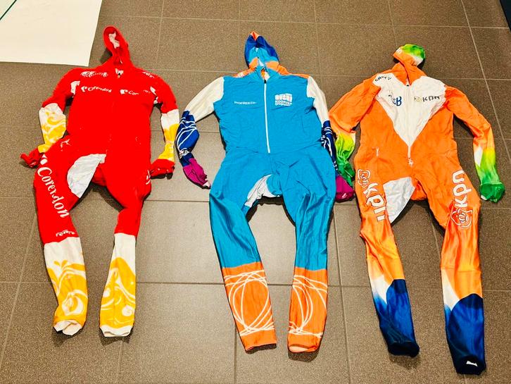 Schaatskleding schaatspak snelpak speedsuit maat S-M, Sport en Fitness, Schaatsen, Gebruikt, Ophalen of Verzenden