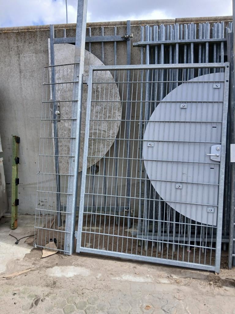 POORT DEUR GEGALVANISEERD, Ophalen, Vdb, Staal, Vdb