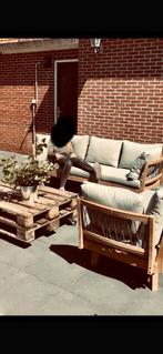 Loungebank buiten, Ophalen, 5 zitplaatsen, Bank, Zo goed als nieuw