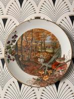 Porselein bordje herfst paddestoel eekhoorn Peter Banett, Antiek en Kunst, Ophalen of Verzenden