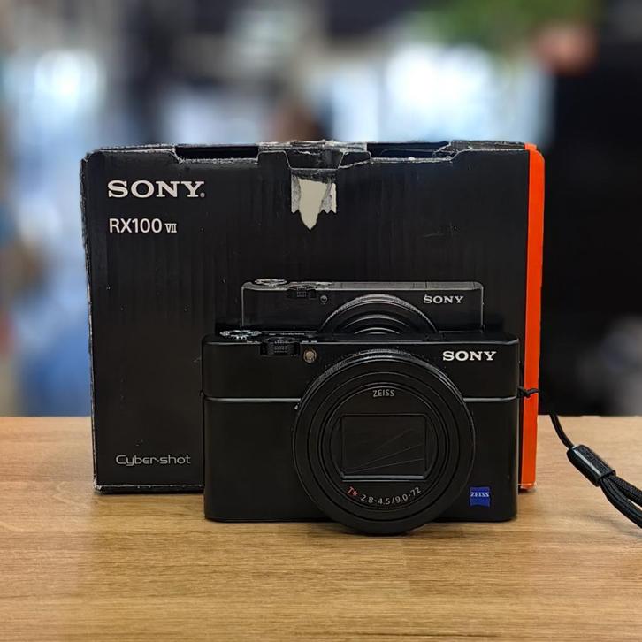 Sony RX100 Mark VII 4K Cyver-Shot ExmorRS - Netjes, Audio, Tv en Foto, Videocamera's Digitaal, Zo goed als nieuw
