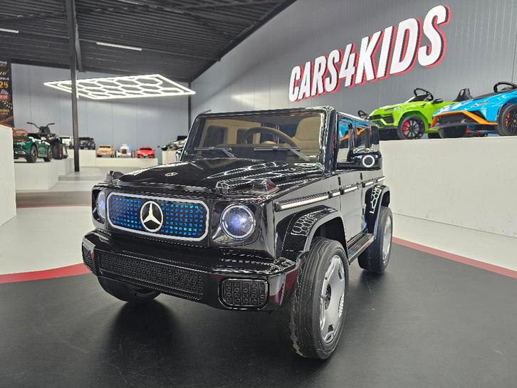 Kinderauto Mercedes EQG - soft start - leren zit - met RC, Kinderen en Baby's, Speelgoed | Speelgoedvoertuigen, Nieuw, Afstandsbediening