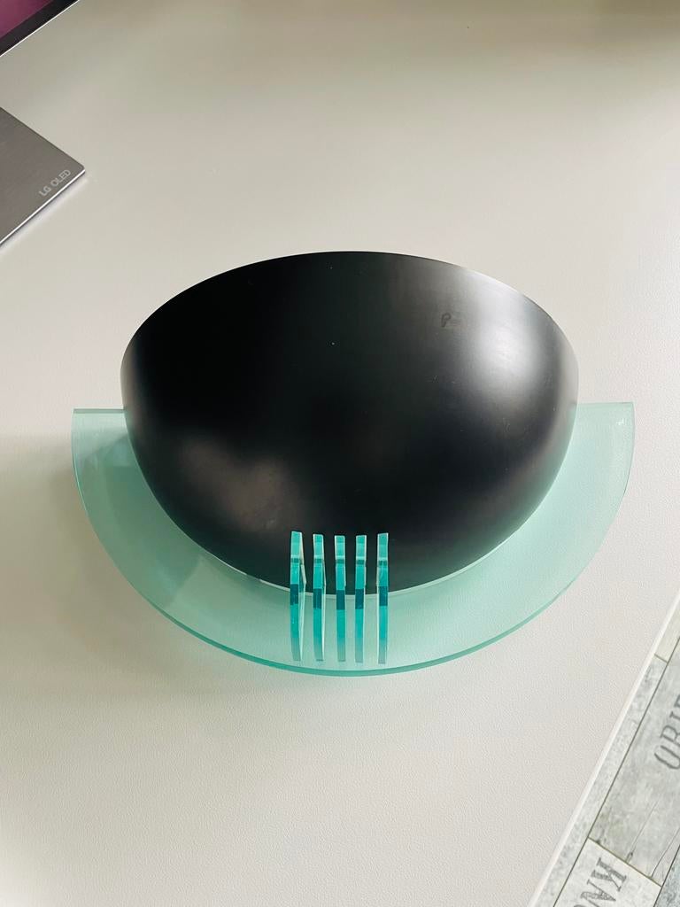 1980’s UFO Space Age Massive Uplight, Ophalen of Verzenden, Zo goed als nieuw, Metaal, Postmodern / Space Age / Ufo