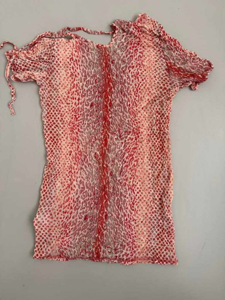 Sandwich kreukel shirt met korte mouwen, Maat 42/44 (L), Nieuw, Ophalen of Verzenden, Korte mouw