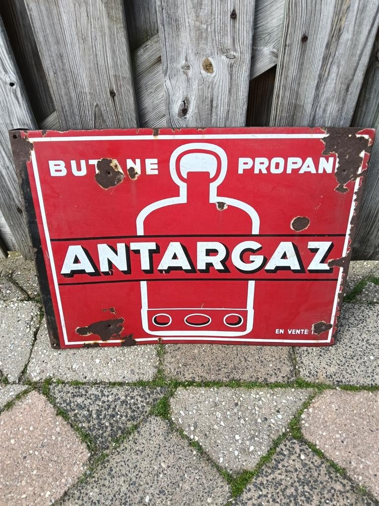 Reclame bord emaille, Ophalen of Verzenden