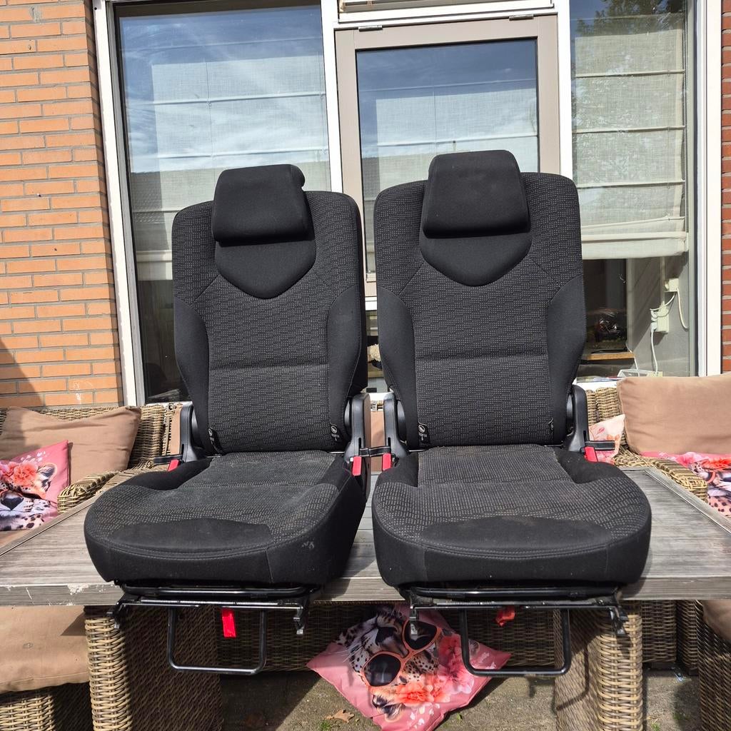 Te koop: 2 achterstoelen (6e en 7e zitplaats) voor Peugeot 3, Ophalen, Peugeot