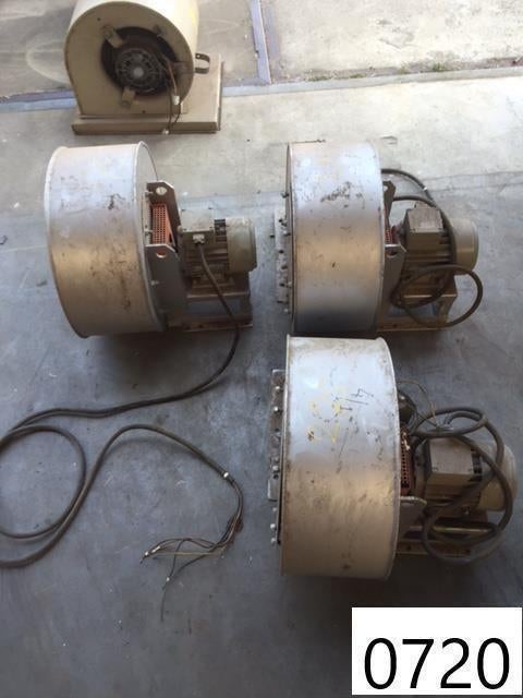 1221. Ventilator / ventilatoren / slakkenhuis, Doe-het-zelf en Verbouw, Ventilatie en Afzuiging, Ophalen, Gebruikt, Ventilator en Afzuiger