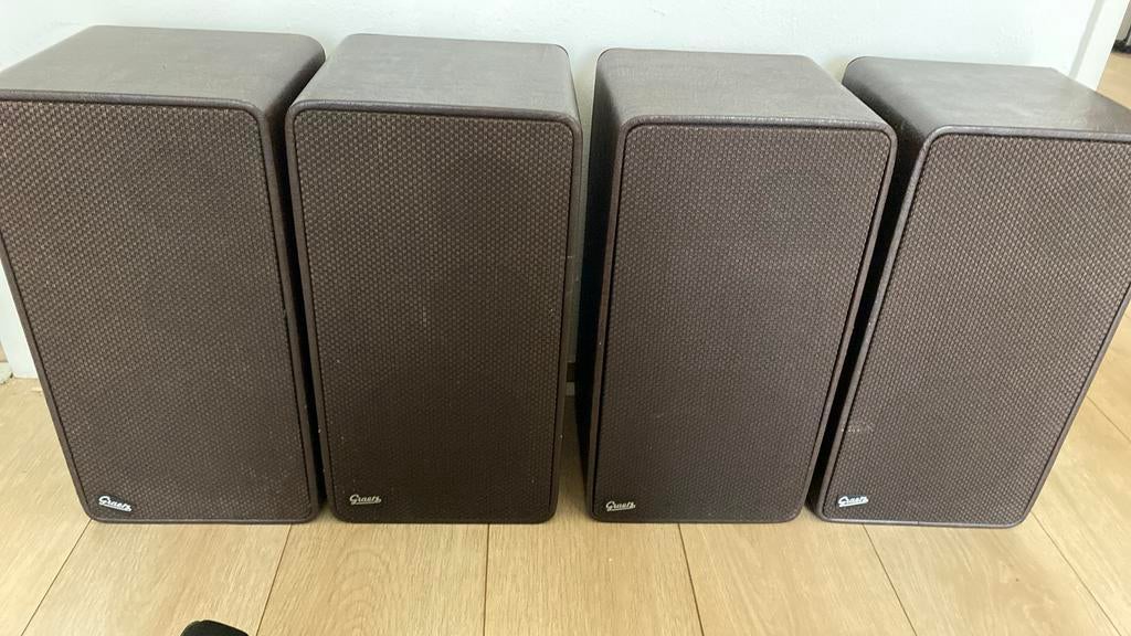 4X Vintage Jaren 70 Graetz P-1-80 Hifi Speakers, Overige merken, Ophalen of Verzenden, Zo goed als nieuw, Minder dan 60 watt