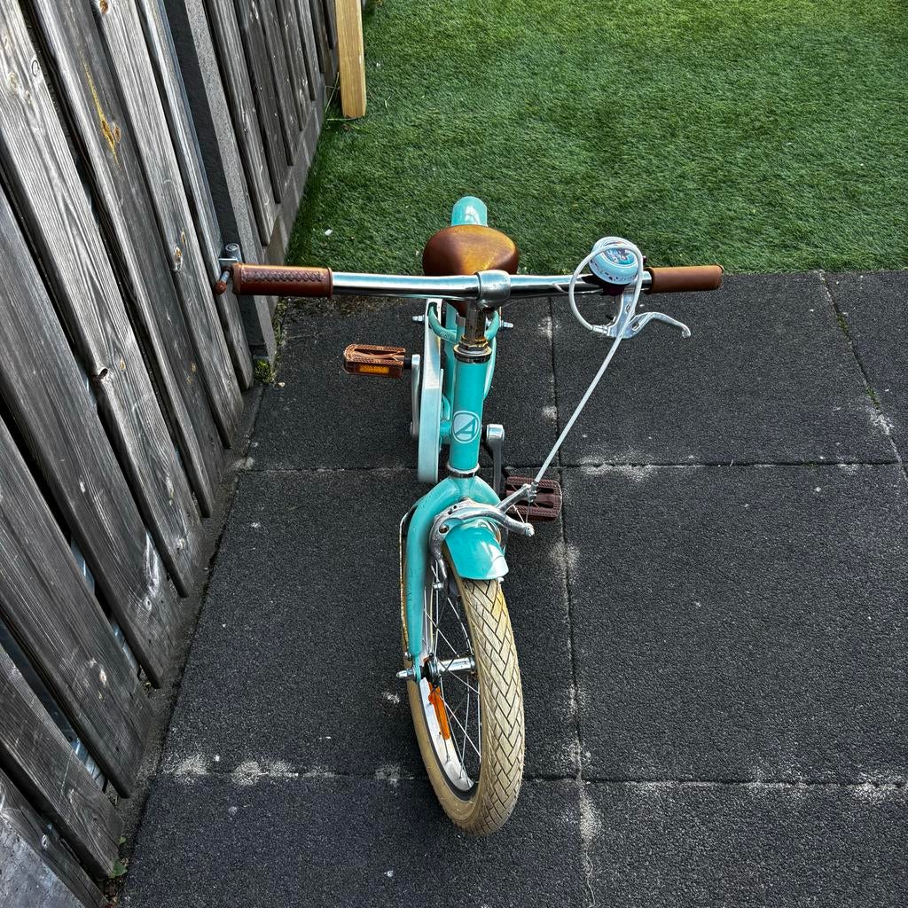Kinderfiets blauw, Fietsen en Brommers, Fietsen | Kinderfietsjes, Ophalen of Verzenden, Gebruikt, Minder dan 16 inch