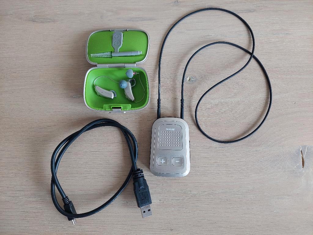 Hoorapparaten Phonak en ComPilot II, Diversen, Ophalen of Verzenden, Gebruikt