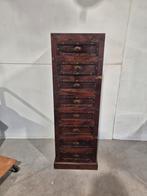 Houten ladekast vintage, Ophalen, Minder dan 50 cm, 5 laden of meer, Onbekend