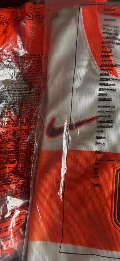 Orginele Nederland WK2026 uit tenue maat 140 kids, Maat XS of kleiner, Ophalen of Verzenden, Nieuw, Set