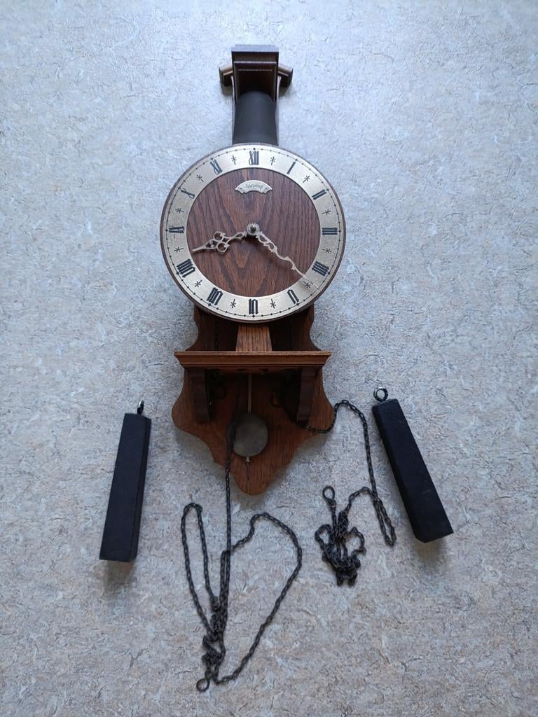 Zaanse Klok Warmink - Werkend, Antiek en Kunst, Ophalen of Verzenden