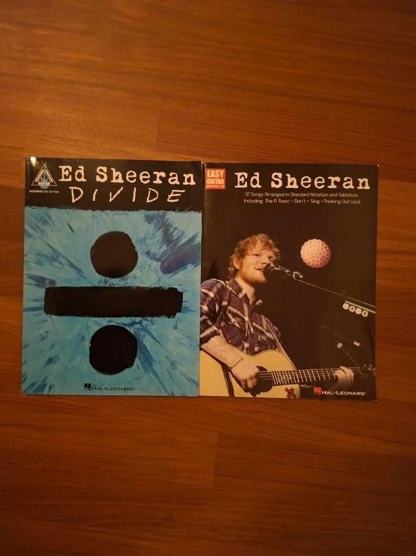 Ed Sheeran gitaarboeken, Ophalen of Verzenden, Zo goed als nieuw, Artiest, Ed Sheeran