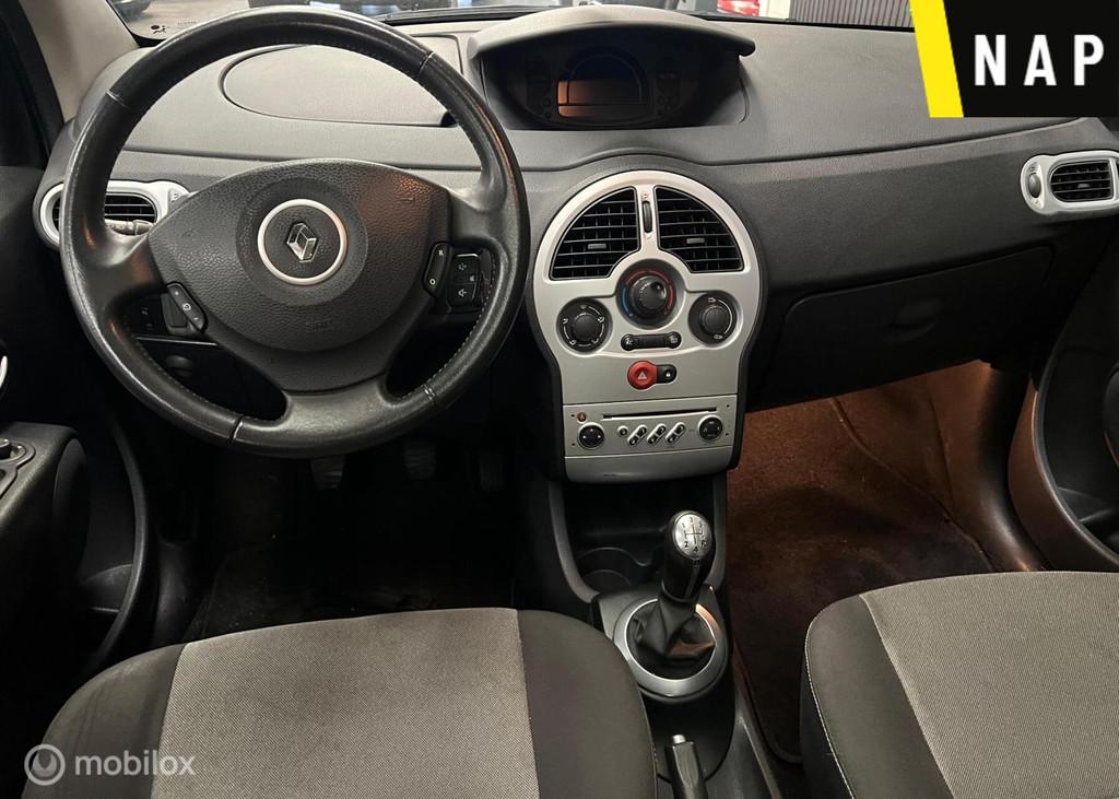 Renault Modus 1.6-16V Air NAP-Panoramadak-Airco-Cruise, Voorwielaandrijving, Zwart, 4 cilinders, Origineel Nederlands