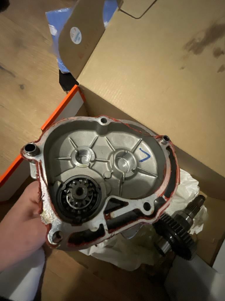 Piaggio Zip vertandingsdeksel met snorvertanding, Ophalen of Verzenden, Gebruikt, Overige typen, Piaggio