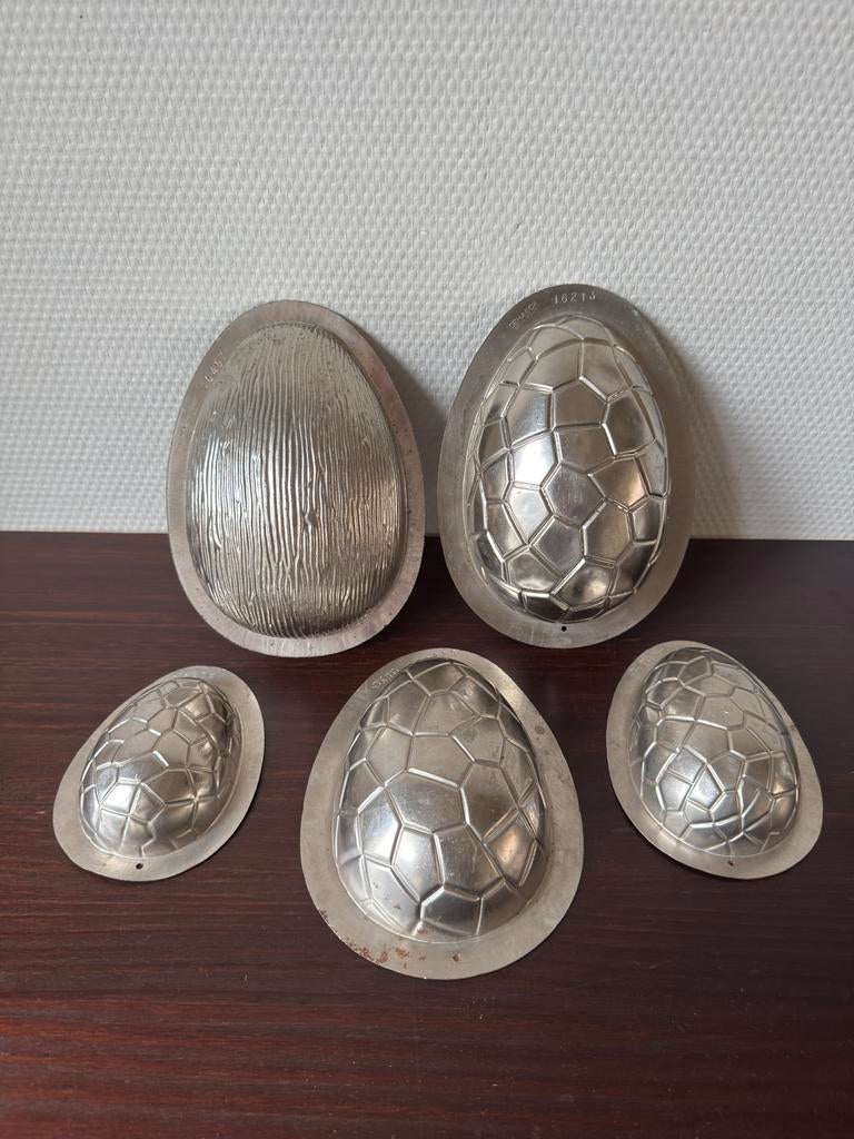 Collectie Chocolademallen Paasei, De Haeck Gent, Halve Mal, Ophalen of Verzenden