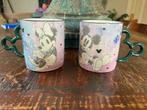 Disney mokken bekers collectors items Mickey Minnie Mouse, Ophalen of Verzenden, Mickey Mouse, Gebruikt, Servies