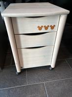 Ladeblok met 3 lades en wieltjes, Ophalen, Minder dan 50 cm, Gebruikt, 3 of 4 laden